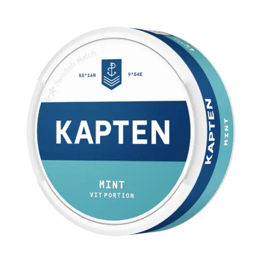 Kapten Kapten Vit Mint Strong - snus
