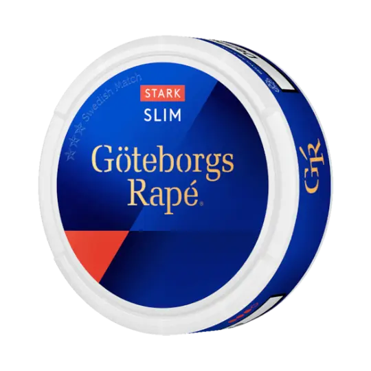 Rape stark Göteborgs Rapé Strong Slim White Portionssnus
