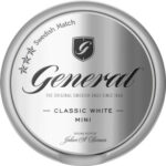 Om produkten General Extra Stark Portionssnus General Extra Stark Portion har med sin General-familj kommit att bli en riktig klassiker i snusvärlden. Det här är den extra starka versionen, 14mg/portion. Med sin fylliga och kryddiga tobakssmak, där du även hittar inslag av citrusaktiga kryddan bergamott och te, torkat gräs och läder. Kombinationen av kryddighet och syrlighet gör snuset välbalanserat. General är ett av världens största snusvarumärken och säljs i enorma mängder i Sverige och runt om i Europa. Ett populärt varumärke i 1800-talets slut och än idag. Namnet General har, till skillnad från vad man kan tro, inget att göra med den militära rangen. General kommer från orden "generell" eller "allmän" och hänvisar till ett "General-snus" - ett allmänt snus. General har satt standarden för vad snus är, både i Sverige och resten av världen. Fakta om produkten Varumärke General Produkttyp Original Portion Styrka Stark Nikotinhalt 14 mg/g Innehåll/förpackning 22 g Format Portionssnus Kornighet Medel Producent Swedish Match, Om produkten General Mackmyra Lössnus General Mackmyra Lössnus är ett lössnus från Swedish Match:s Master Blenders Lars Jonsson och Mattias Schyberg. Denna gång har de i samarbete med Angela D'Orazio från Mackmyra Whisky tagit fram ett nyutvecklat lössnus som kombinerar de båda smaktraditionerna hos General och Mackmyra Svensk Ek. Lössnuset har en smak som ligger nära tobaken och som har inspiration från såväl Generals som Mackmyras palett. Lågmälda toner av frukt i kombination med ek och ceder ger en traditionsgrundad smak som överraskar i sin komplexitet. Snuset finns även i Original Portion. INNEHÅLLSDEKLARATION vatten, tobak, fuktighetsbevarande medel (E 1520, E 422), salt, surhetsreglerande medel (E 500), Mackmyra Whisky, aromer inklusive rökarom. Fakta om produkten Varumärke General Produkttyp Lössnus Styrka Normal Nikotinhalt 7,5 mg/g Innehåll/förpackning 42 g Format Lös Kornighet Medel Producent Swedish Match snushandel i nyköping ab påljungshage köpcentrum, Om produkten General Mackmyra Original Portionssnus General Mackmyra Original Portion är ett nytt portionssnus från Swedish Matchs Master Blenders Lars Jonsson och Mattias Schyberg. Denna gång har de i samarbete med Angela D'Orazio från Mackmyra Whisky tagit fram ett nytt snus som kombinerar de båda smaktraditionerna hos General och Mackmyra Svensk Ek.  Snuset har en tobaksnära smak med inspiration från såväl Generals som Mackmyras smakpalett. Lågmälda toner av frukt i kombination med ceder och ek ger en traditionsgrundad smak som överraskar. INNEHÅLLSDEKLARATION vatten, tobak, fuktighetsbevarande medel (E 1520), salt, surhetsreglerande medel (E 500), Mackmyra Whisky, aromer inklusive, General Portion har kommit att bli en riktig klassiker i snusvärlden. Med sin fylliga och kryddiga tobakssmak, där du även hittar inslag av citrusaktiga kryddan bergamott och te, torkat gräs och läder. Kombinationen av kryddighet och syrlighet gör snuset välbalanserat. General är ett av världens största snusvarumärken och säljs i enorma mängder i Sverige och runt om i Europa. Ett populärt varumärke i 1800-talets slut och än idag. Namnet General har, till skillnad från vadman kan tro,inget att göra med den militära rangen. General kommer från orden "generell" eller"allmän"och hänvisar till ett "General-snus" - ett allmänt snus. General har satt standarden för vad snus är, både i Sverige och resten av världen Tips! Missa inte General G3 - En starkare General med optimerad passform. Se även en liknande produkt som heter General One här. Om produkten General White Portionssnus General White Portion är en white-version av den klassiska General Portion. Med sin fylliga och kryddiga tobakssmak, där du även hittar inslag av citrusaktiga kryddan bergamott och te, torkat gräs och läder. Kombinationen av kryddighet och syrlighet gör snuset välbalanserat. White-portionen gör att snuset är torrt utvändigt och rinner minimalt men är fuktigt inuti så att smaken blir långvarig. General är ett av världens största snusvarumärken och säljs i enorma mängder i Sverige och runt om i Europa. Ett populärt varumärke i 1800-talets slut och än idag. Namnet General har, till skillnad från vad man kan tro, inget att göra med den militära rangen. General kommer från orden "generell" eller"allmän"och hänvisar till ett "General-snus" - ett allmänt snus. General har satt standarden för vad snus är, både i Sverige och resten av världen. general white minisnus mini