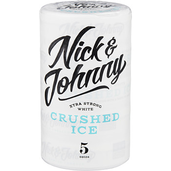 nick & johnny crushed ice white