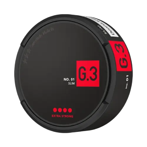 G 3 G.3 Slim Extra Strong Portionssnus Extra Strong - portionssnus
