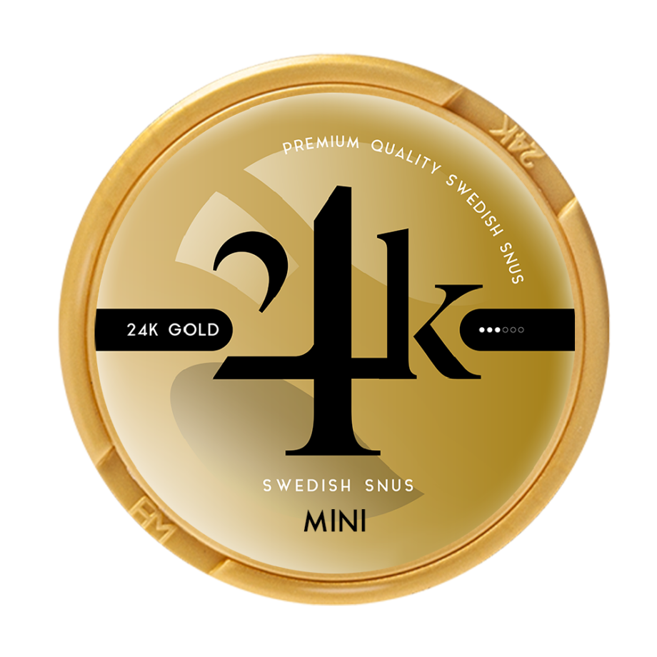24k gold mini snus