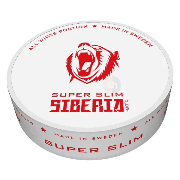 SIBERIA Super Slim all white snus
