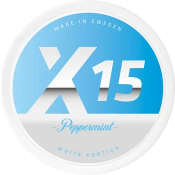 x15 peppermint all white snus