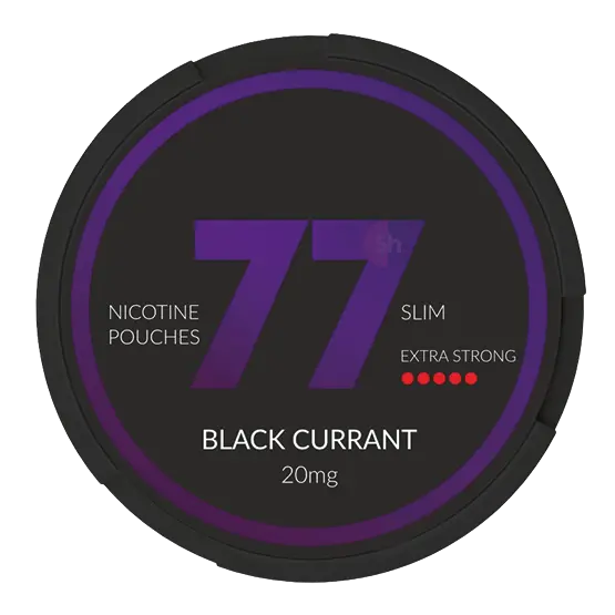 77 Black Currant 20mg All White Snus