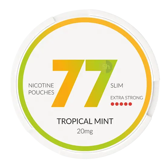 77 Tropical Mint 20mg All White Snus