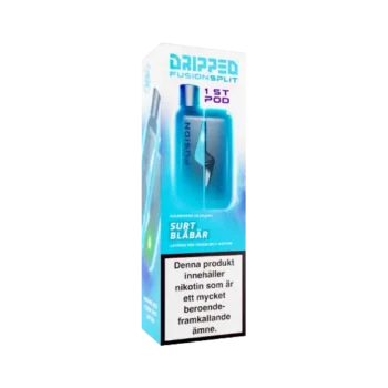 Dripped Fusion Split Pod - Surt Blåbär