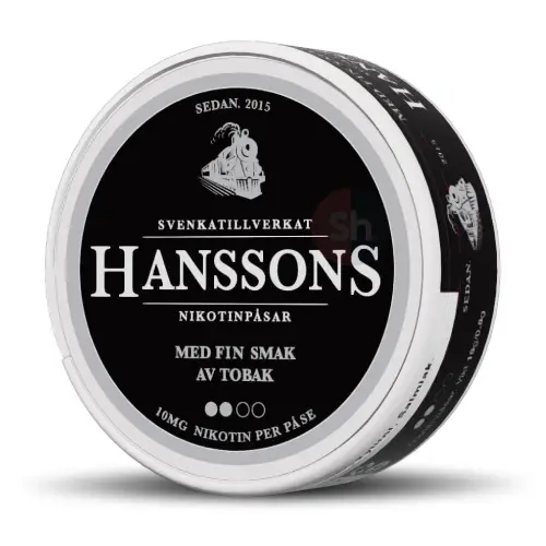 Hanssons vitt snus tobak Hanssons Tobak Vitt Snus