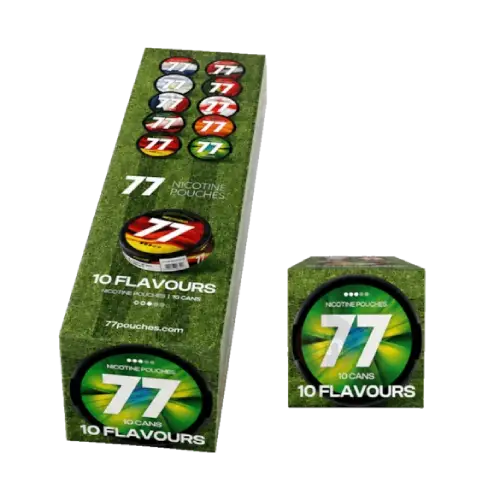 77 10 Flavors 77 world cup Selection Box