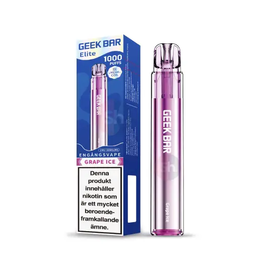 Geek Bar Elite 1000 grape ice GEEK BAR Elite 1000 Grape Ice 20mg