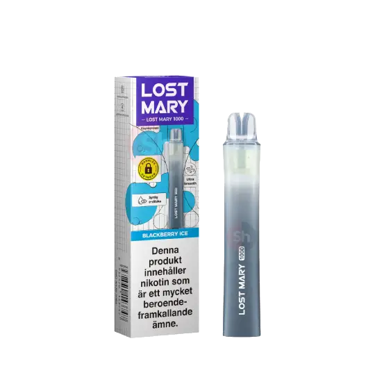 Lost Mary 1000 blackberry ice Lost Mary 1000 - Blackberry ICE 20mg