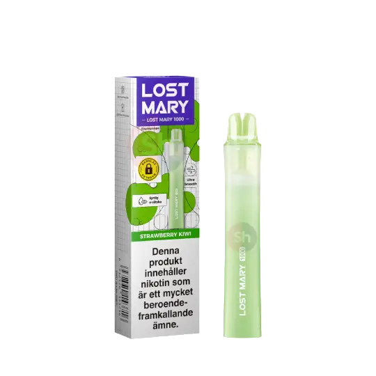 Lost Mary 1000 strawberry kiwi Lost Mary 1000 - Strawberry Kiwi 20mg